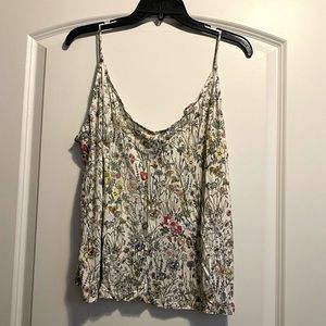 Floral print tank top